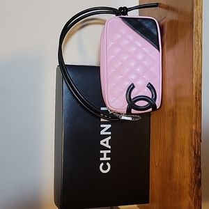 Chanel Cambon Pink and Black Bag